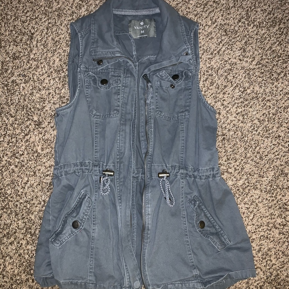 Vanity cinched waist vest